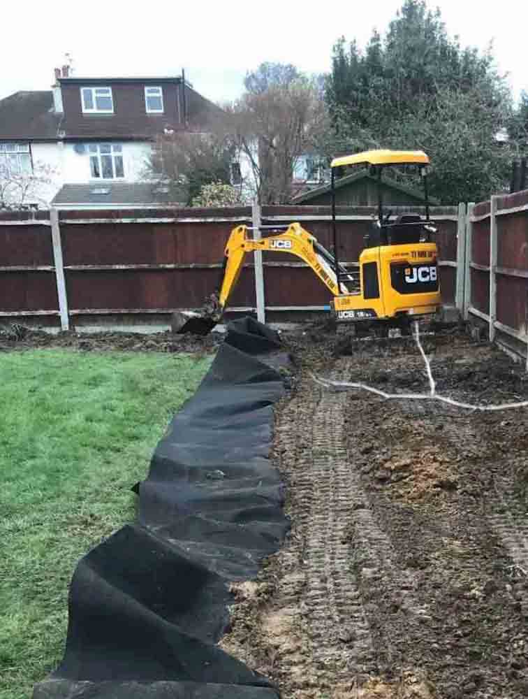 Installing Cutex in Backyard