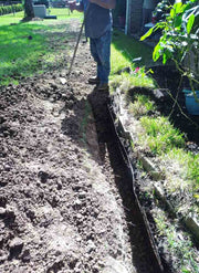 Tree Root barrier trench