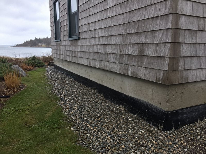Plastic Foundation Water Barrier - HDPE